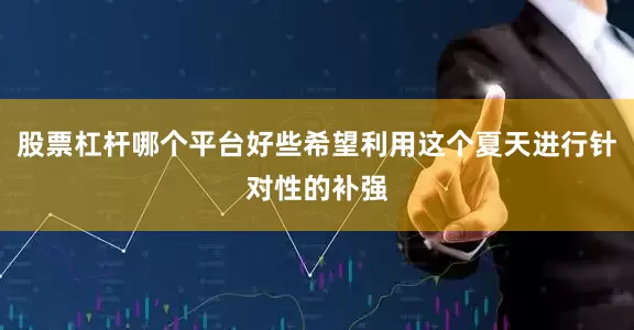 股票杠杆哪个平台好些希望利用这个夏天进行针对性的补强