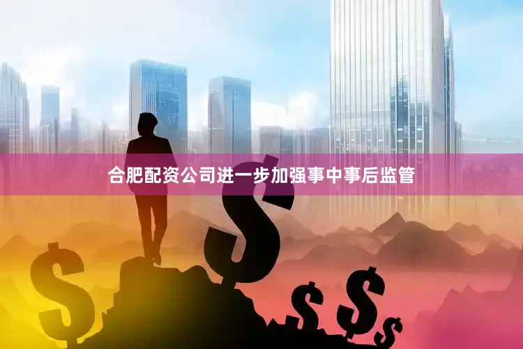 合肥配资公司进一步加强事中事后监管