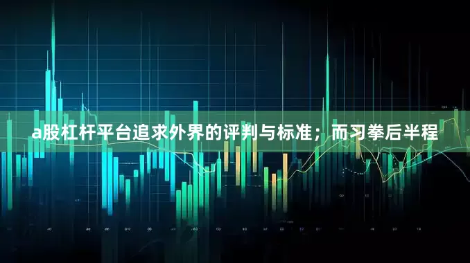 a股杠杆平台追求外界的评判与标准;而习拳后半程